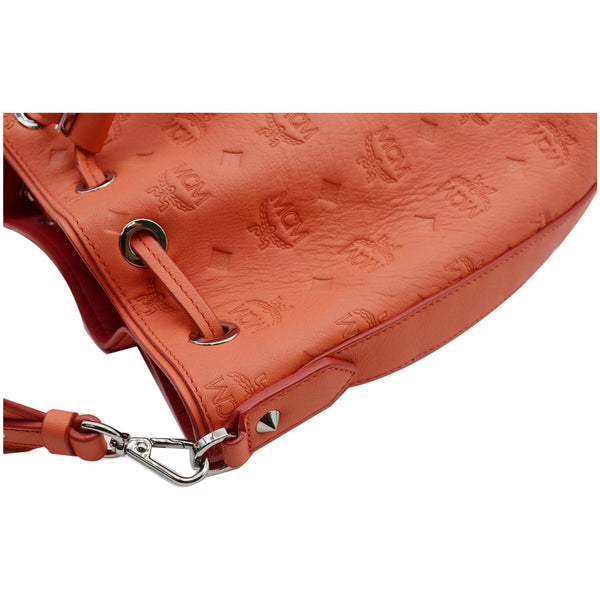 MCM Essential Drawstring Monogram Leather tote handbag