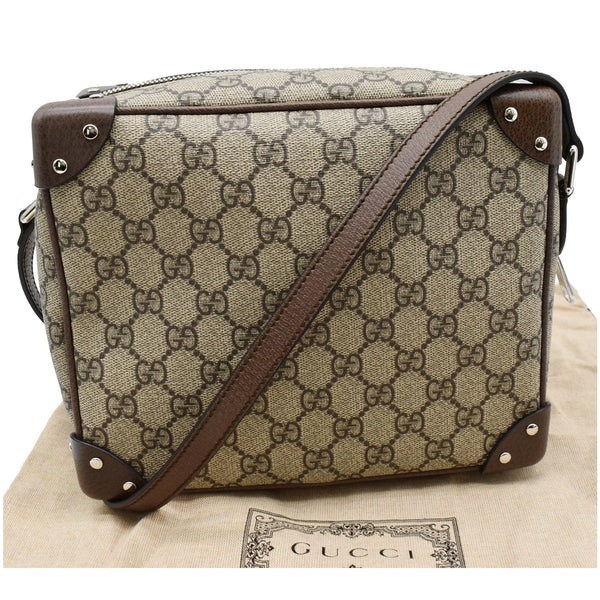 Gucci GG Supreme Monogram Canvas Shoulder Bag Beige color