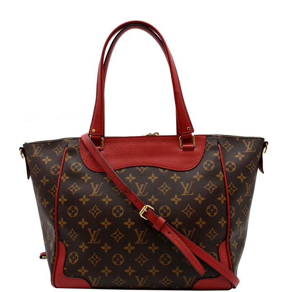 LOUIS VUITTON Estrela NM Monogram Canvas Shoulder Bag Coquelicot