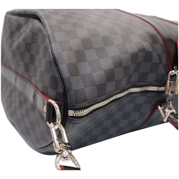 Louis Vuitton Keepall 55 Damier Graphite Travel Bag zip