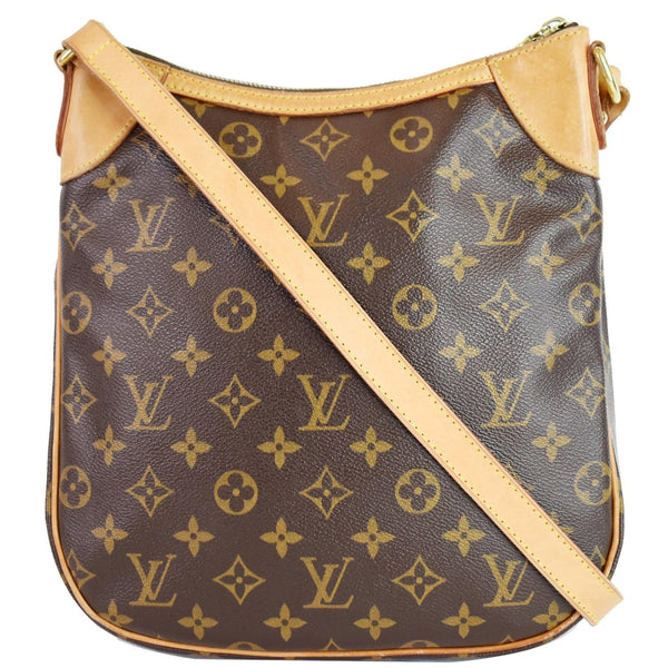LOUIS VUITTON Odeon PM Monogram Canvas Shoulder Bag Brown