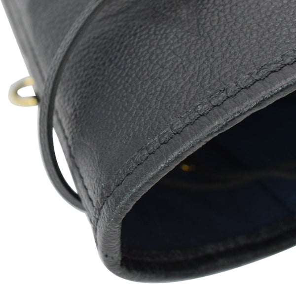 LOUIS VUITTON Neverfull MM Monogram Empreinte Tote Bag Black