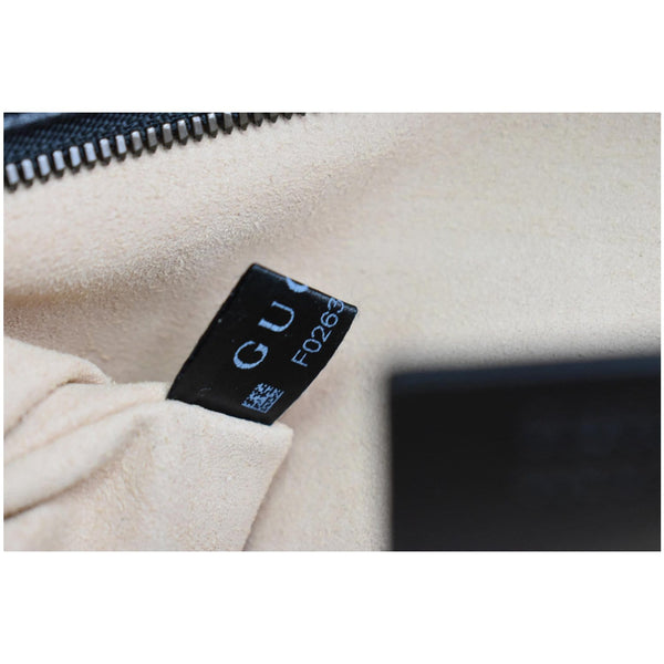 GUCCI GG Marmont Matelasse Leather Belt Bag Black 523380