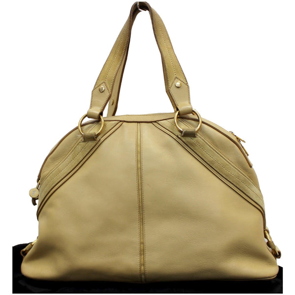 YVES SAINT LAURENT Muse Leather Dome Satchel Bag Tan - Final Sale