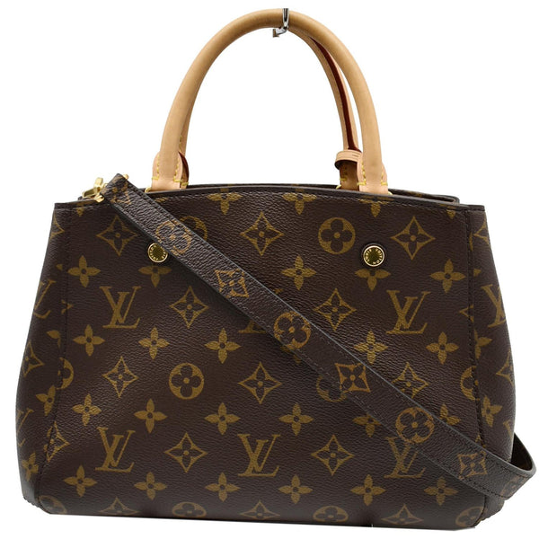 Louis Vuitton Montaigne BB Monogram Canvas Satchel Bag