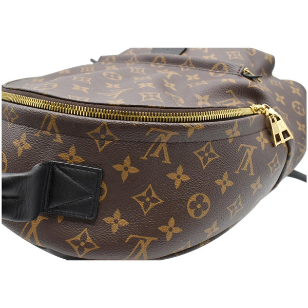 LOUIS VUITTON Palm Springs MM Monogram Canvas Backpack Bag Brown
