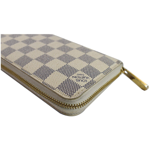 Louis Vuitton Damier Azur Zippy Wallet corner view