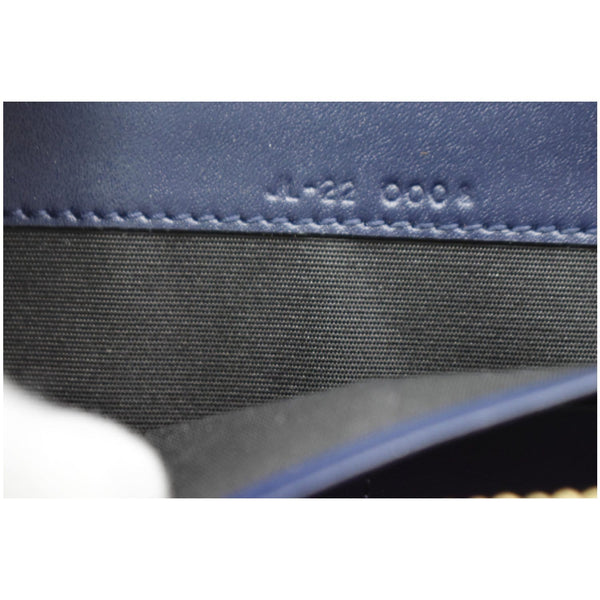 SALVATORE FERRAGAMO Gancini Long Zip Around Wallet Blue