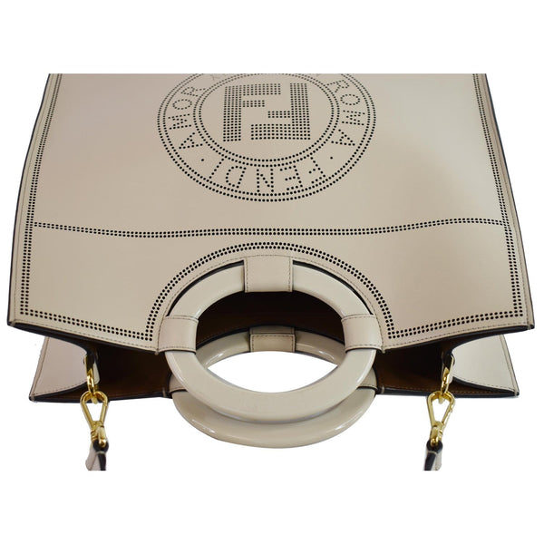 Fendi Runaway Large Shopper Tote Bag round handle