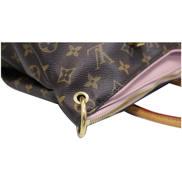 gold hardware lv Pallas Monogram Canvas Shoulder Bag