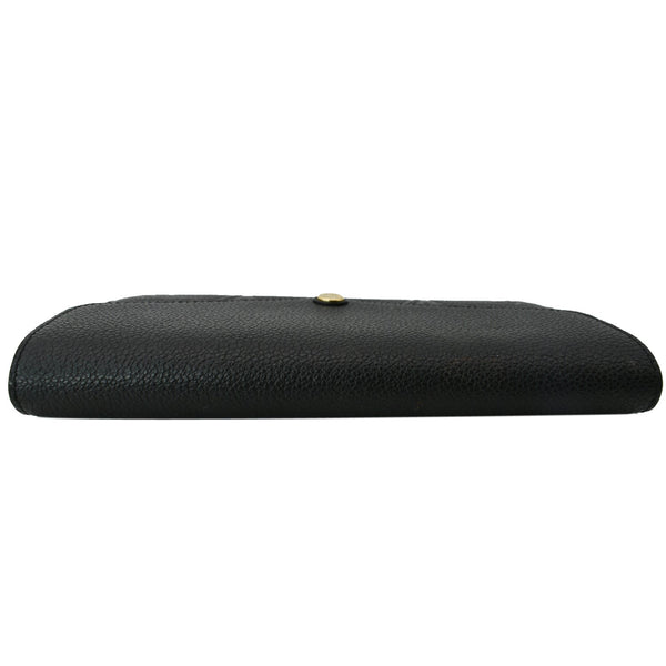 LOUIS VUITTON Sarah Monogram Empreinte Leather Wallet Black