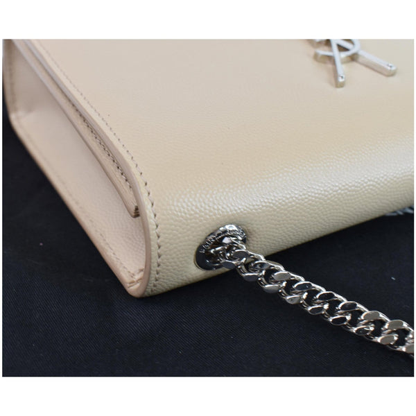YVES SAINT LAURENT Kate Medium Leather Crossbody Bag Beige