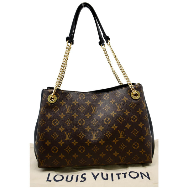 LOUIS VUITTON Surene MM Monogram Canvas Shoulder Bag Black