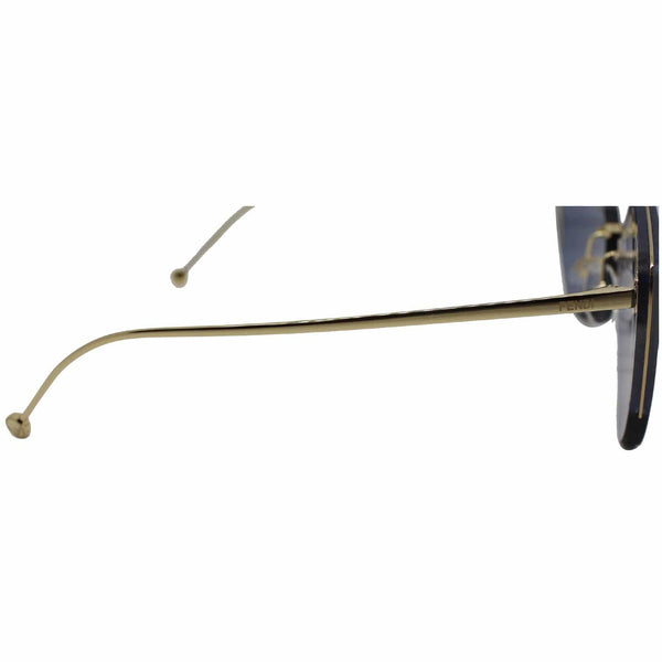 Fendi Transparent Teal Sunglasses Butterfly shaped