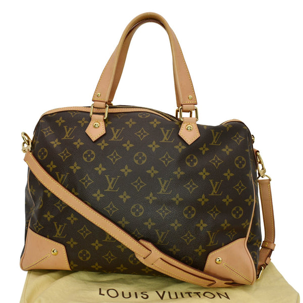 LOUIS VUITTON Retiro GM Monogram Canvas Shoulder Bag Brown