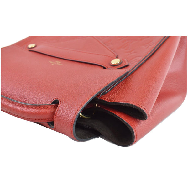 LOUIS VUITTON Trocadero Monogram Empreinte Leather Shoulder Bag Red