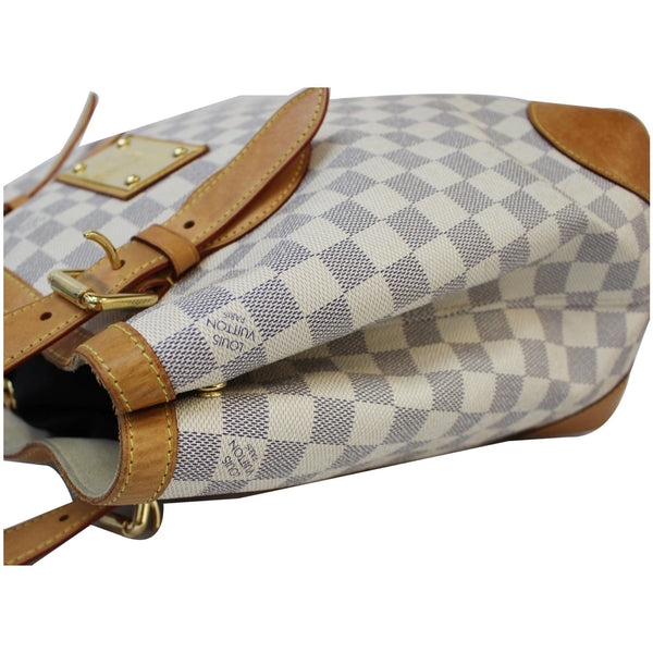 authentic lv Hampstead PM Damier Azur Shoulder Bag