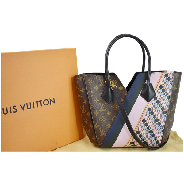 LOUIS VUITTON Kimono Monogram Canvas Graphic Pattern Tote Bag Multicolor