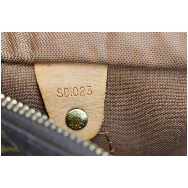 Louis Vuitton Speedy 25 Monogram Canvas Satchel Bag Brown