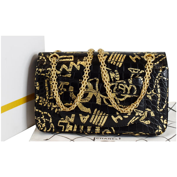 Chanel Reissue 2.55 Crocodile Embossed Shoulder Bag