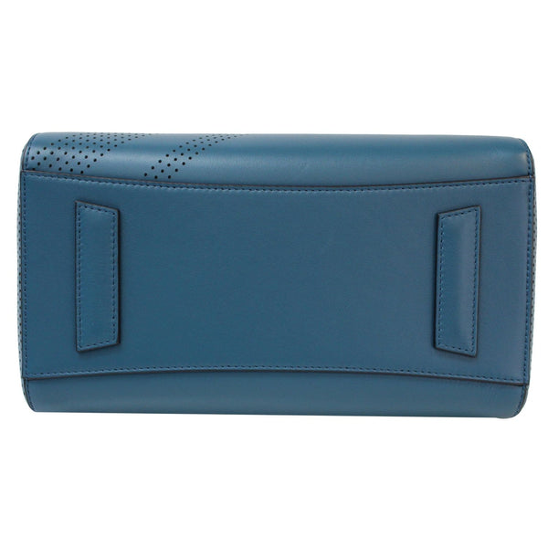 GIVENCHY Small Antigona Perforated Leather Satchel Bag Ocean Blue