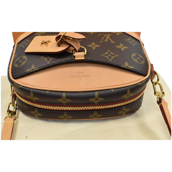 LOUIS VUITTON Deauville Mini Monogram Canvas Shoulder Bag Brown