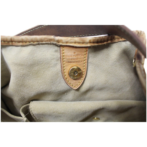 Louis Vuitton Galliera PM Damier Azur Shoulder Tote Tag