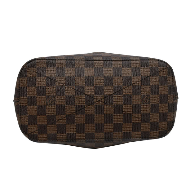 LOUIS VUITTON Siena MM Damier Ebene Shoulder Bag Brown
