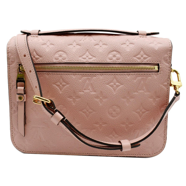 LOUIS VUITTON Metis Pochette Empreinte Leather Crossbody Bag Rose Poudre