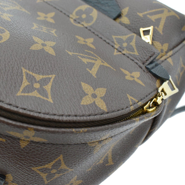 LOUIS VUITTON Palm Springs Mini Monogram Canvas Backpack Brown