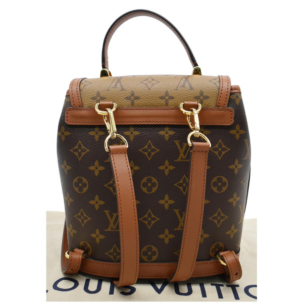 LOUIS VUITTON Dauphine PM Monogram Reverse Canvas Backpack Brown