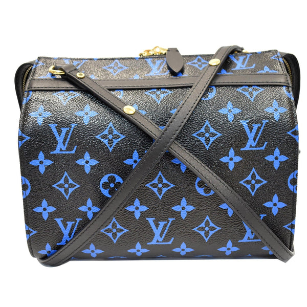 LOUIS VUITTON Speedy Amazon PM Monogram Canvas Shoulder Bag Blue Noir