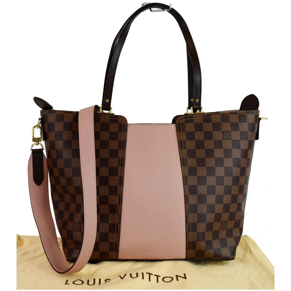 LOUIS VUITTON Jersey Damier Ebene Shoulder Bag Magnolia