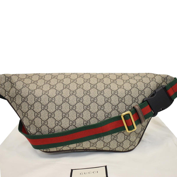 GUCCI Courrier GG Supreme Canvas Belt Waist Bum Bag Beige 529711