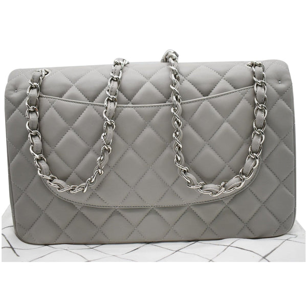 Chanel Classic Jumbo Double Flap Lambskin Leather Bag