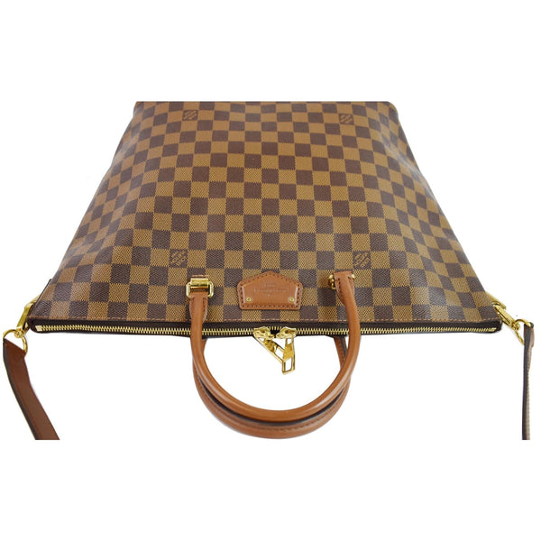 Louis Vuitton Belmont Damier Ebene Shoulder Bag strap