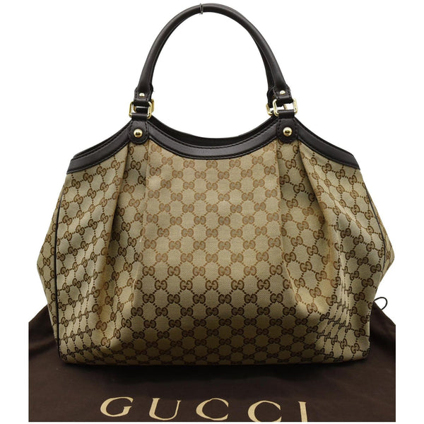 Gucci Sukey Large GG Canvas Tote Bag - Black | DDH