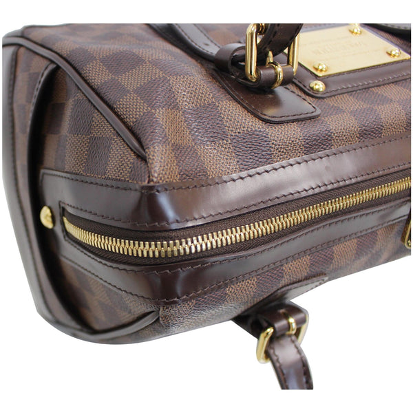 LOUIS VUITTON Berkeley Damier Ebene Satchel Bag Brown