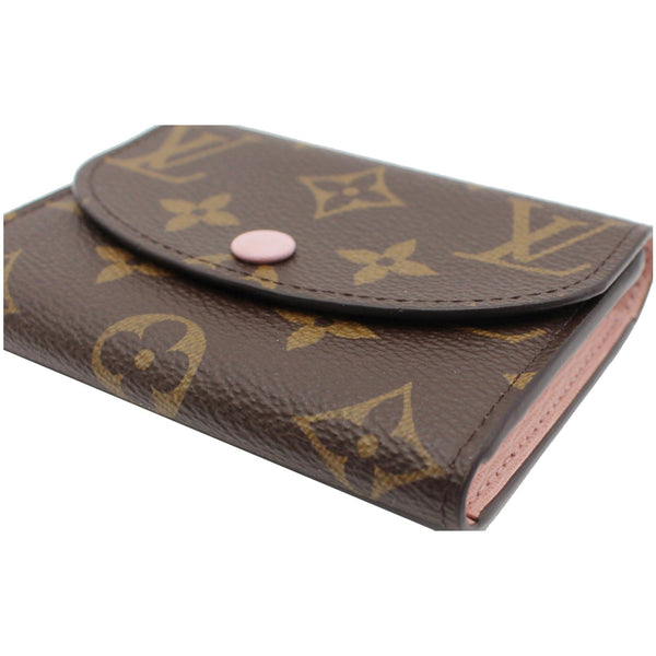 LOUIS VUITTON Rosalie Monogram Canvas Coin Purse Rose Ballerine