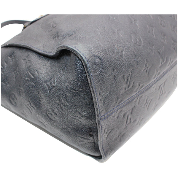 LOUIS VUITTON Lumineuse PM Monogram Empreinte Leather Shoulder Bag Black