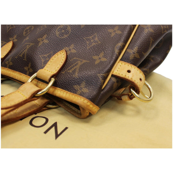 Louis Vuitton Batignolles Vertical Monogram Canvas Bag side view