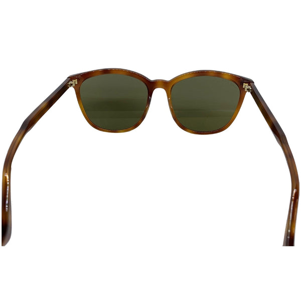 Gucci GG0196SK 003 Havana Frame Sunglasses Blue Lens