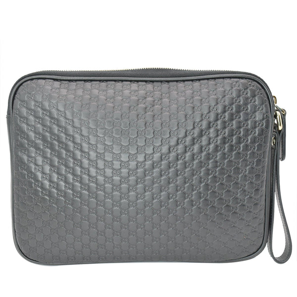Gucci Microguccissima Leather Clutch Bag Black | DDH