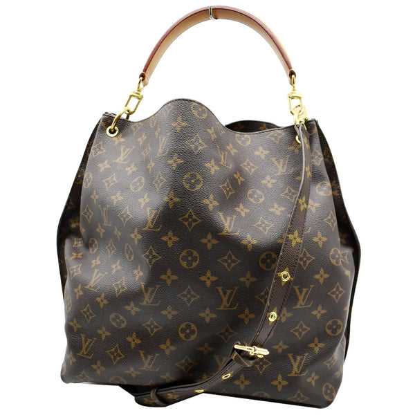 LOUIS VUITTON Metis Hobo Monogram Canvas Shoulder Bag Brown