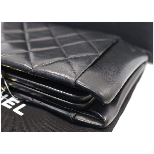 Chanel Timeless CC Lock Lambskin Leather Bag