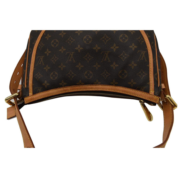 LOUIS VUITTON Tulum GM Monogram Canvas Shoulder Bag Brown