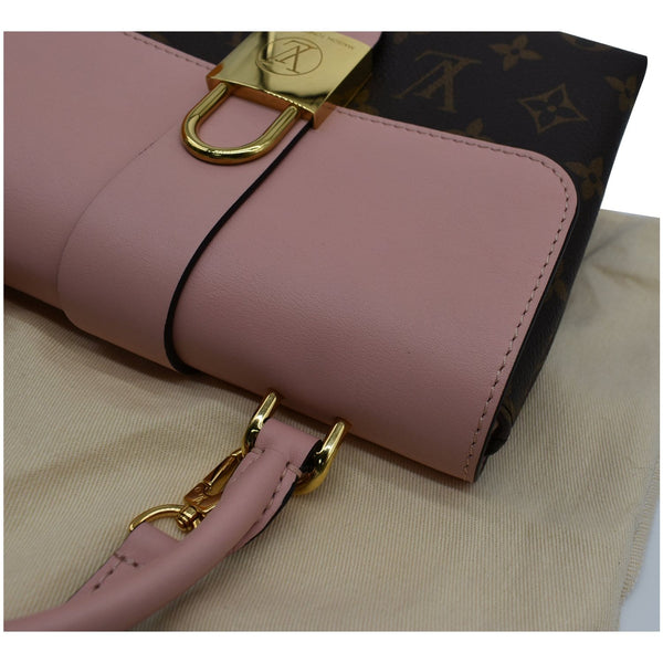 LOUIS VUITTON Locky BB Monogram Canvas Crossbody Bag Rose Poudre