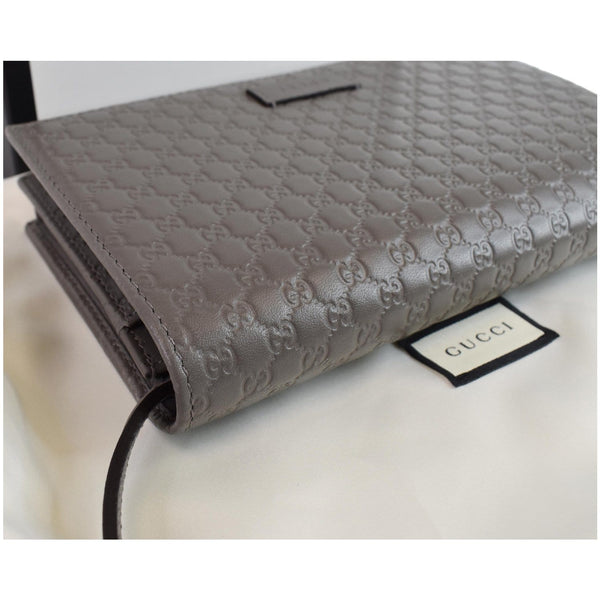 Gucci Micro Guccissima Leather Wallet women