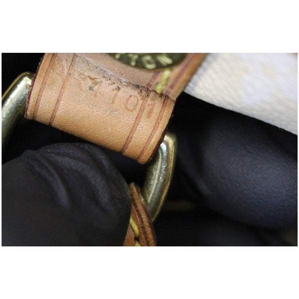 bag code LVPetit Noe Monogram Rayures Shoulder Bag