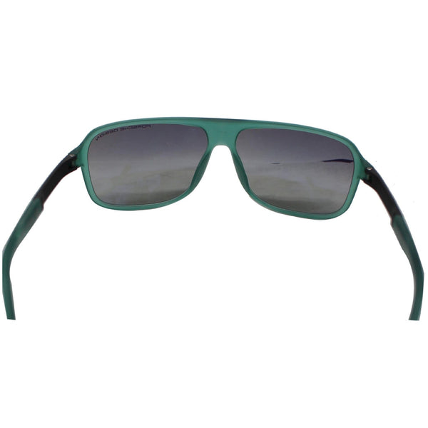 Porsche Design P8554 E 62 Square Men Green Sunglasses Grey Lens